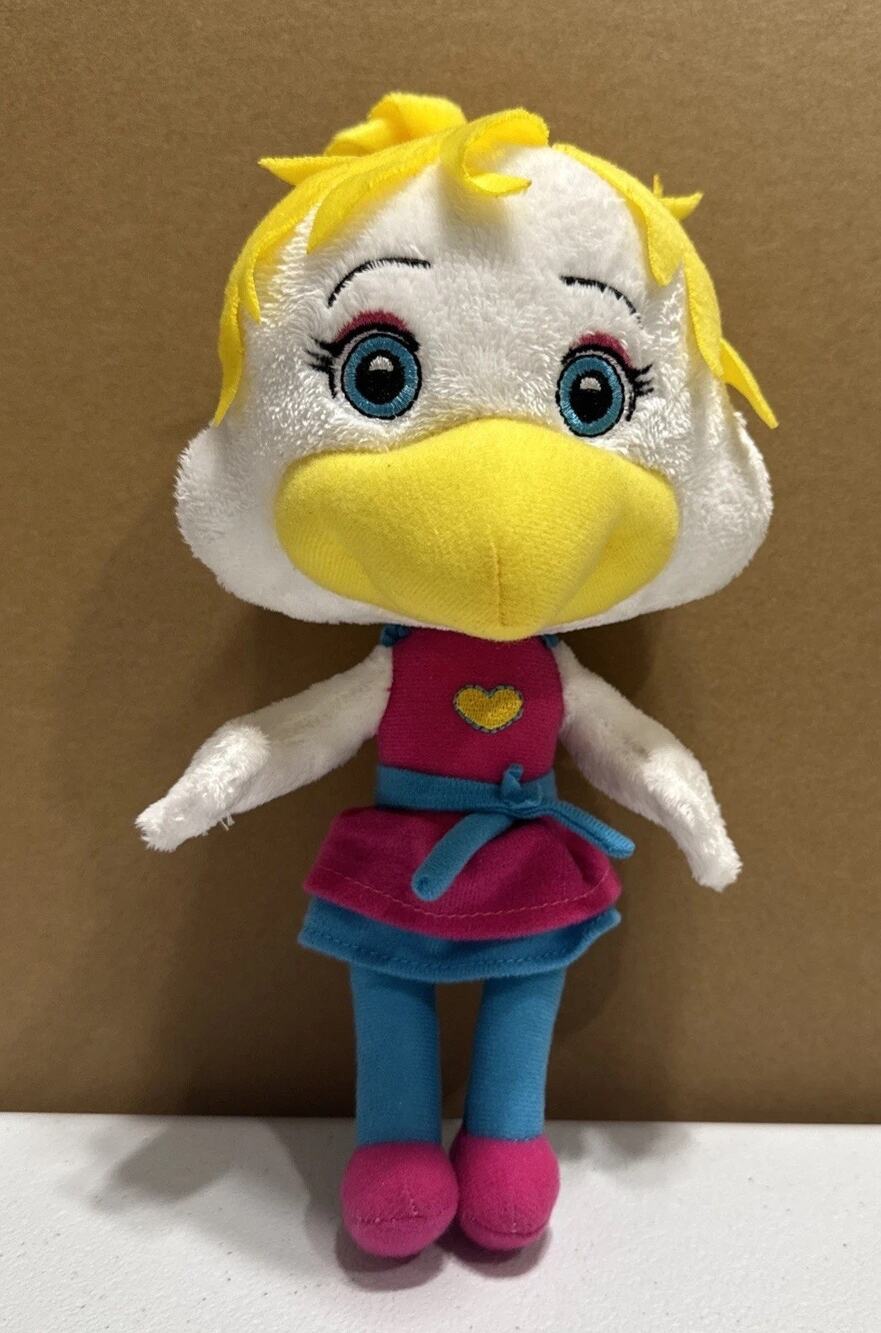 Chuck E Cheese Plush Helen Henny Duck 9.5” Stuffed Animal Toy 2021 Multicolor